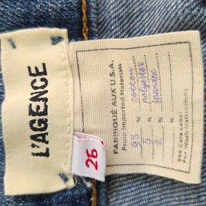 L'Agence Distressed Denim